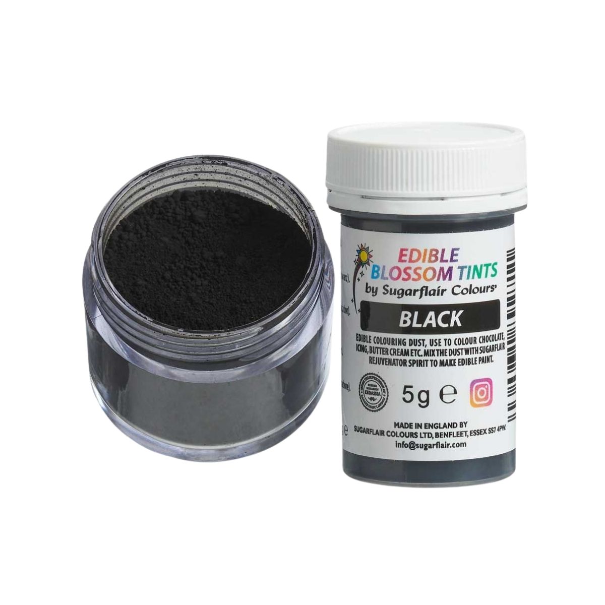 Sugarflair Blossom Tint Dust Zwart 5g