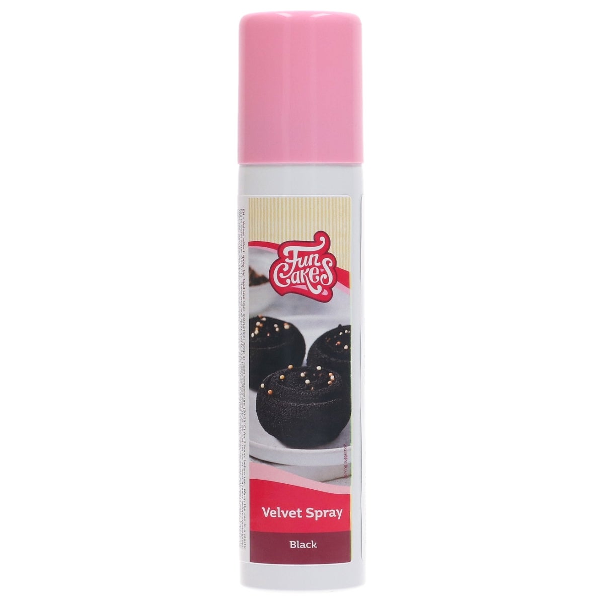 FunCakes Velvet Spray Zwart 100ml