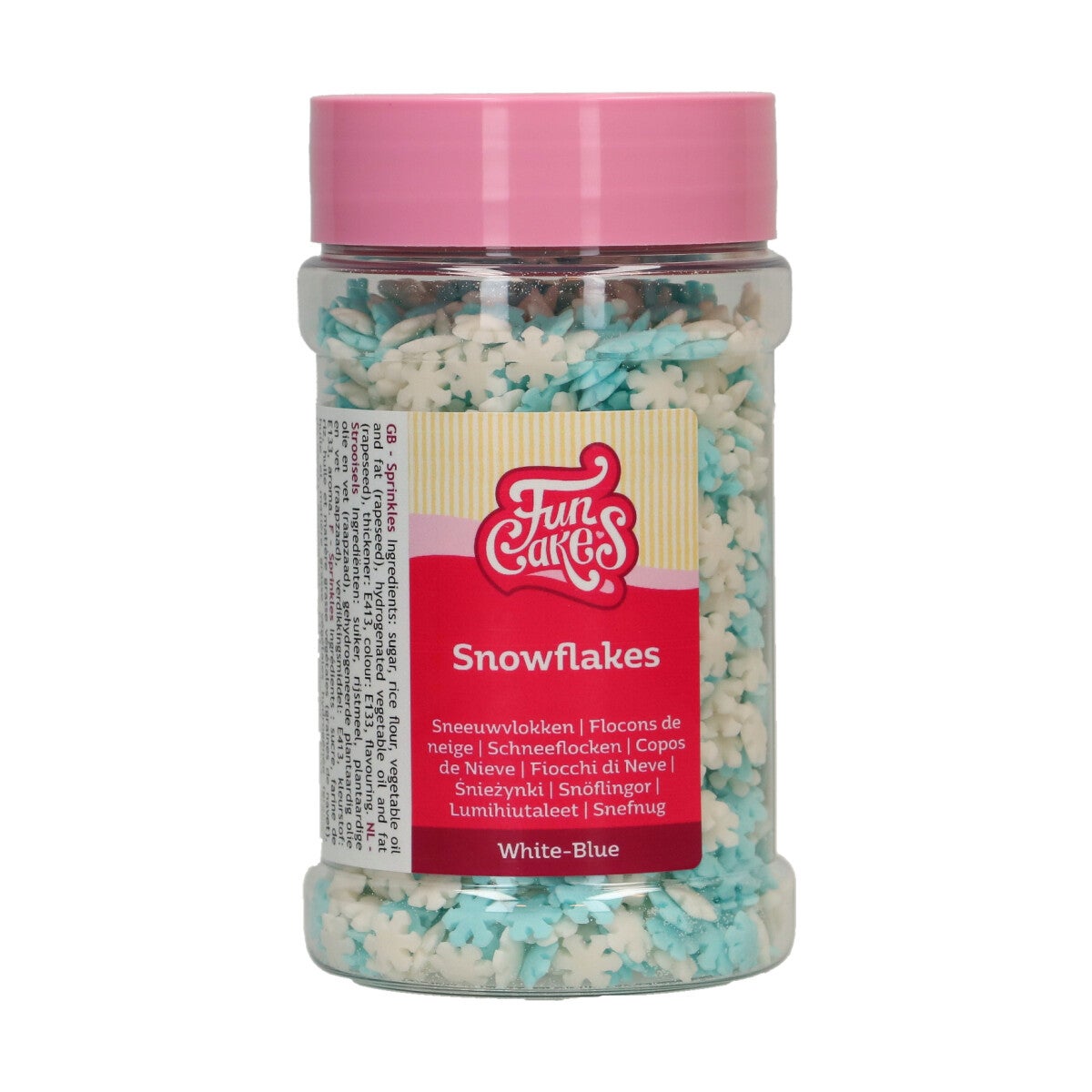 FunCakes Sneeuwvlokken Wit/Blauw 150g BBD Discount