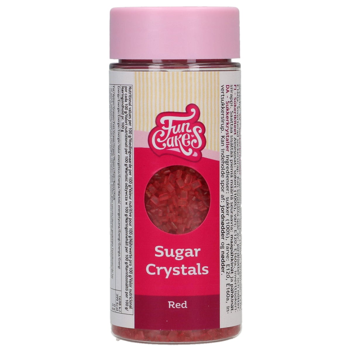FunCakes Gekleurde Suiker Rood 80g