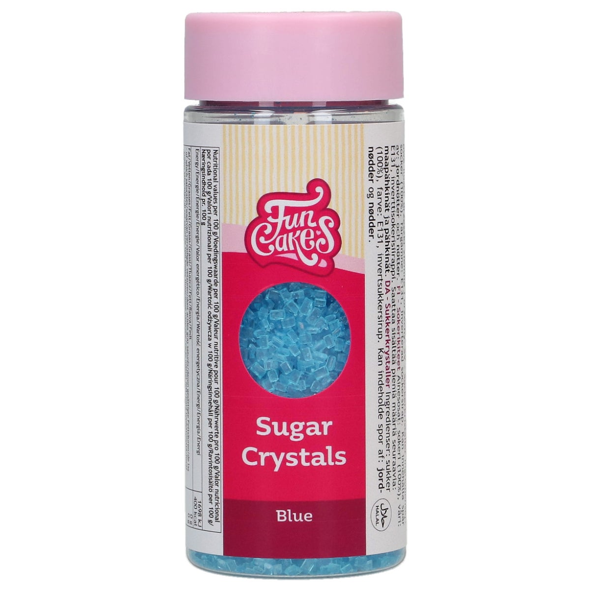 FunCakes Suikerkristallen Blauw 80 g