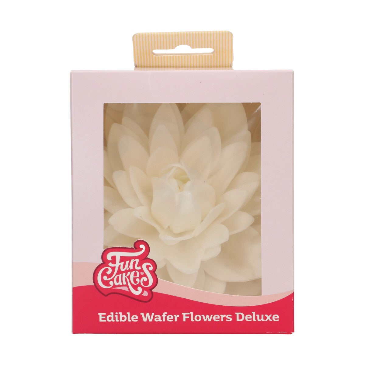 FunCakes Eetbare Papieren Bloemen Deluxe Dahlia Wit Large pk/1