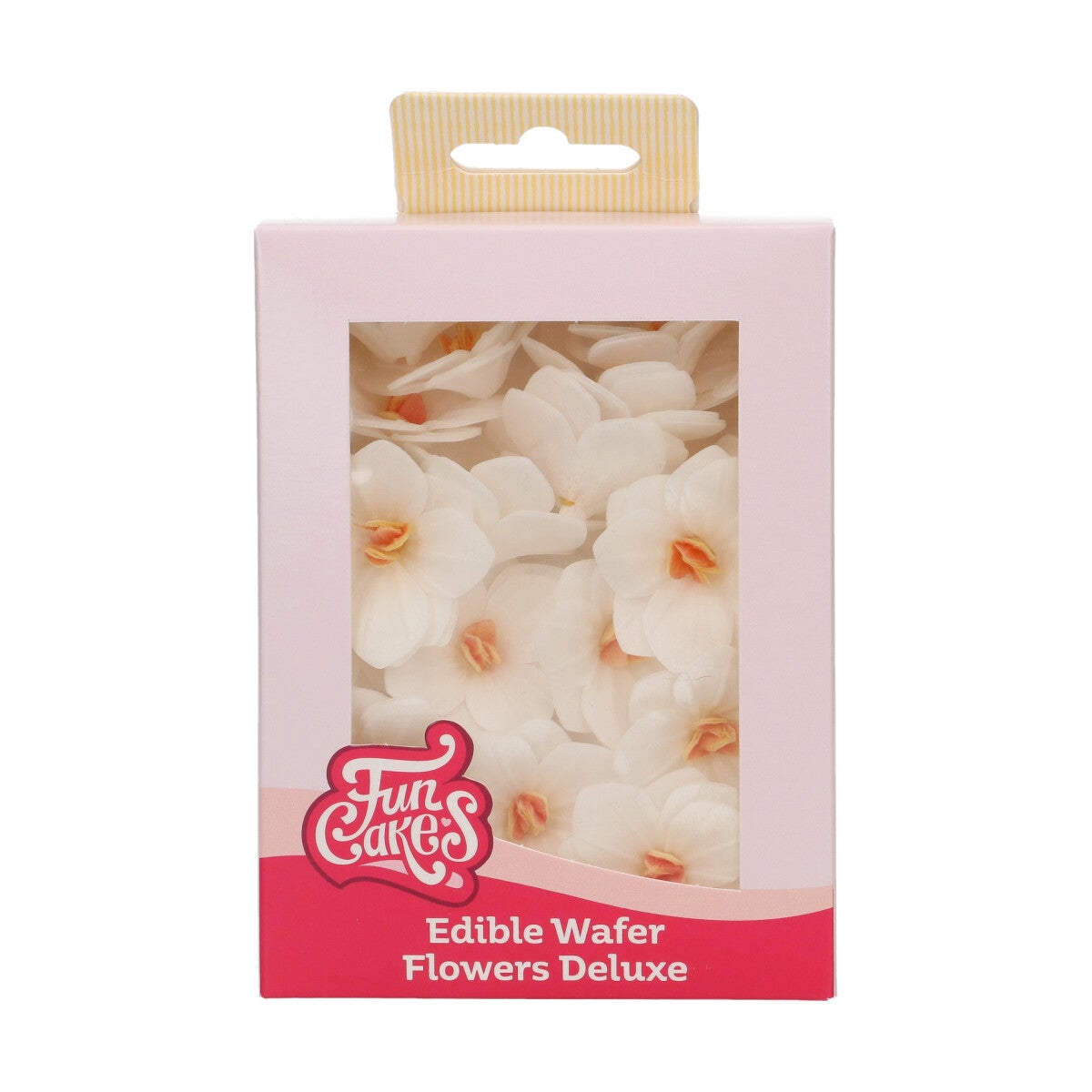 FunCakes Eetbare Papieren Bloemen Deluxe Hortensia Wit Small pk/18