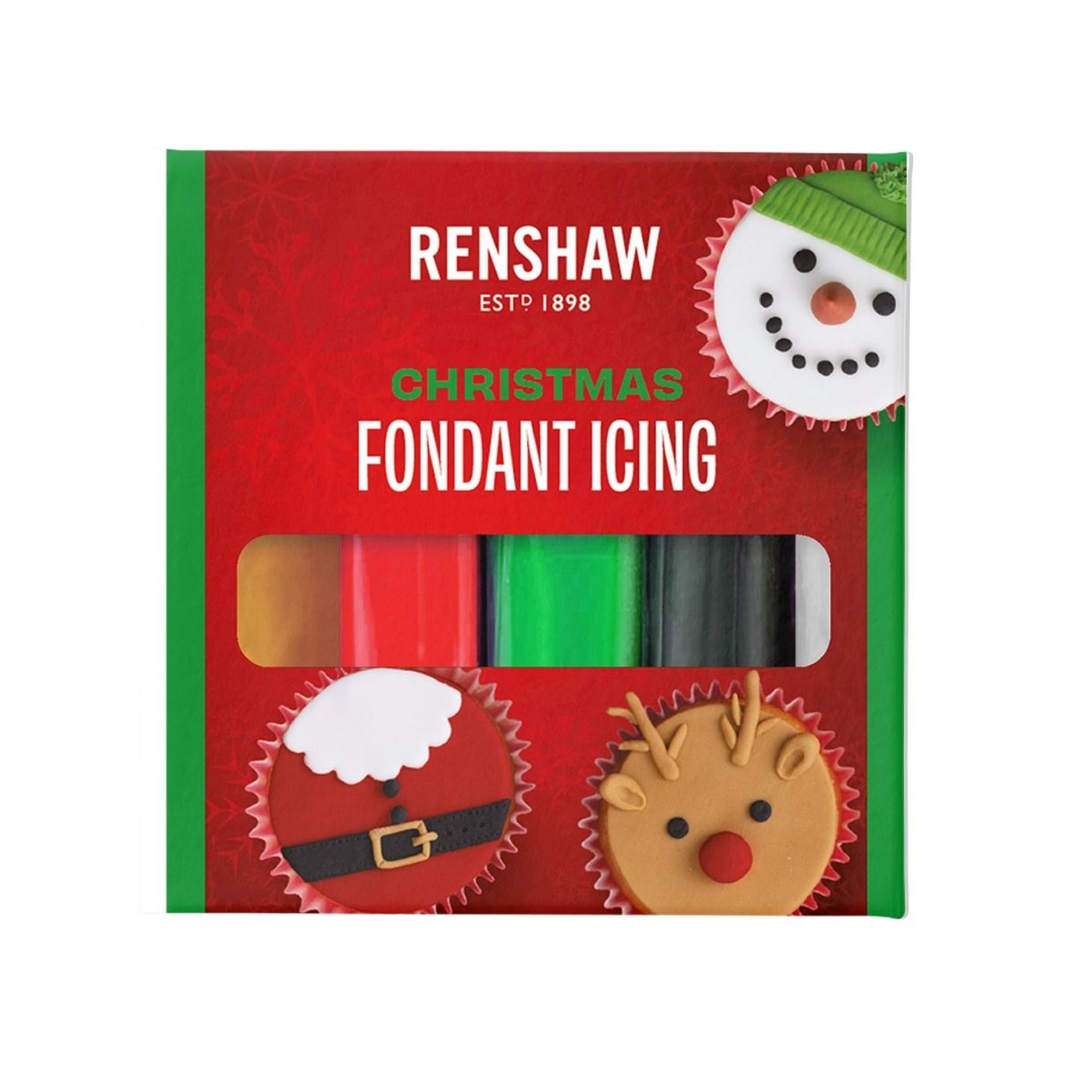 Renshaw Fondant Multipack Kerst 5x100g