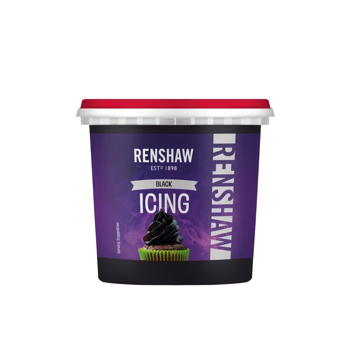 Renshaw Ready to Use Icing Zwart 400g