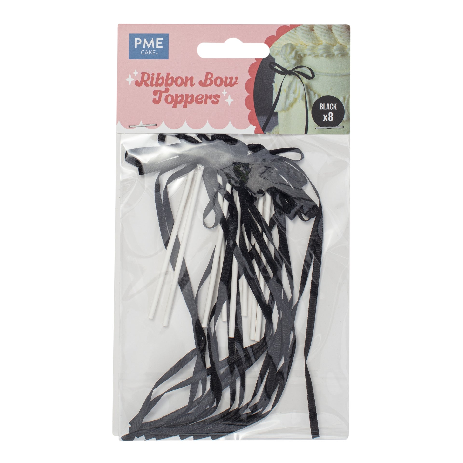 PME Strik Toppers Zwart pk/8