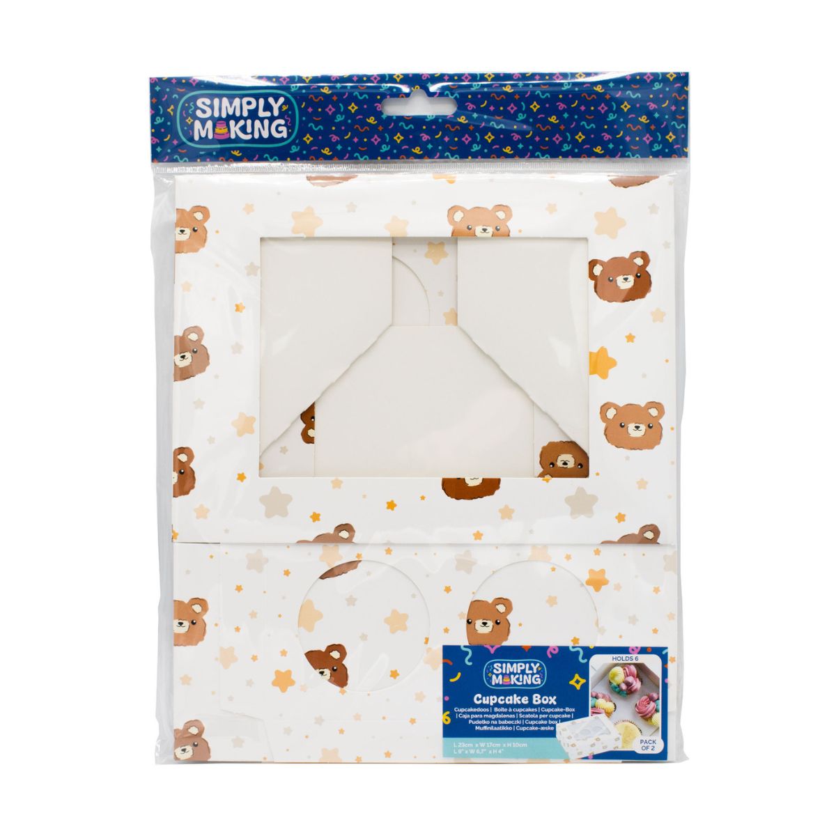 Simply Making Cupcake Doos Baby Bears and Stars 6 pk/2