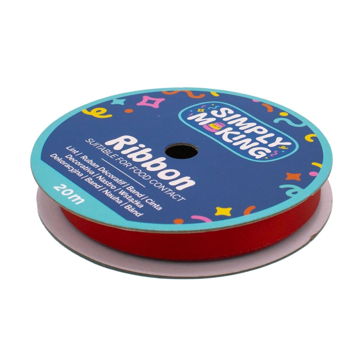 Simply Making Taartlint Rood 12mmx20m