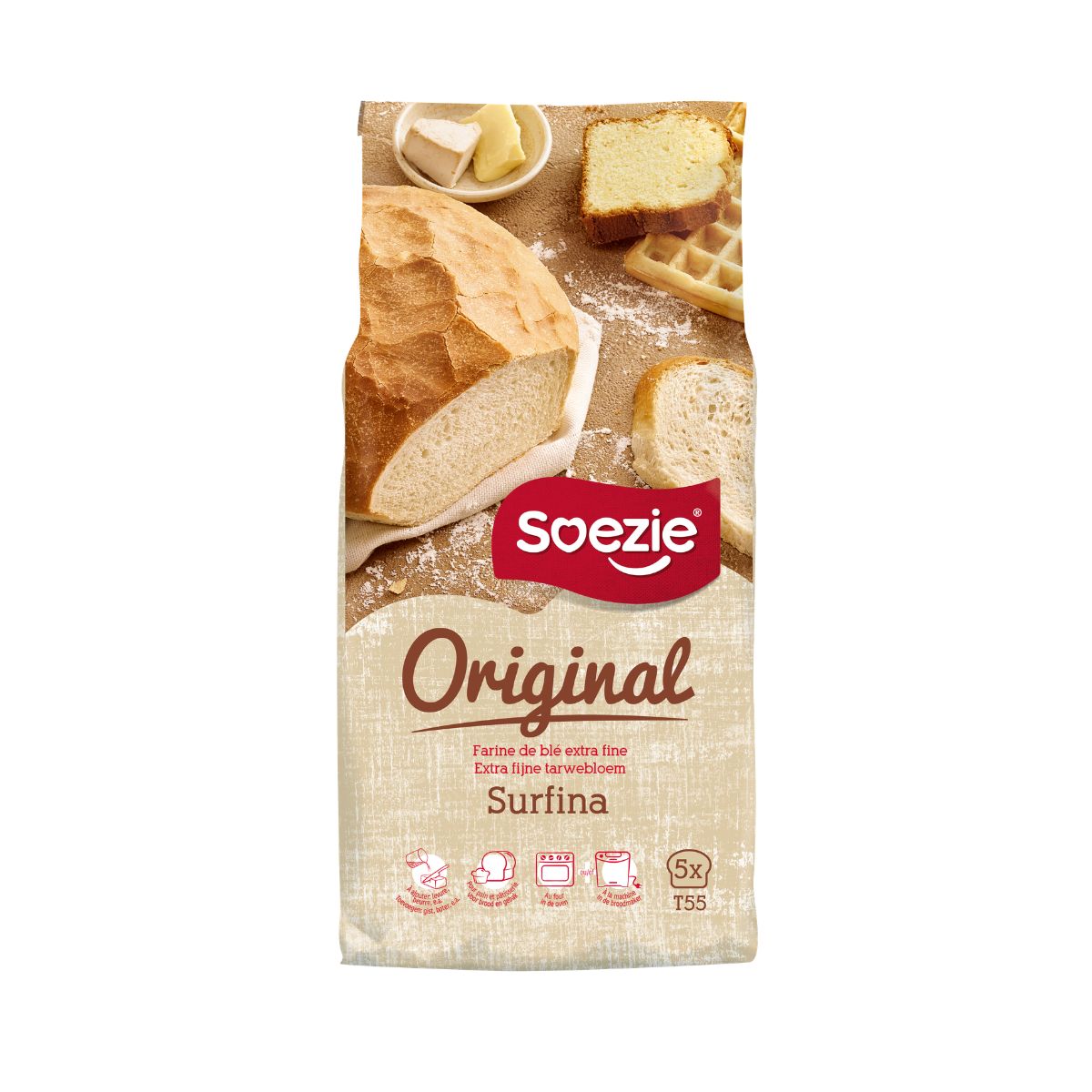 Soezie Original Tarwebloem T55 2,5kg
