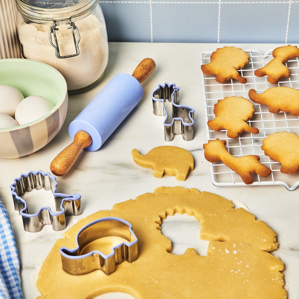 Wilton Baking Kit Koekjesuitstekers Wilde Dieren Set/4