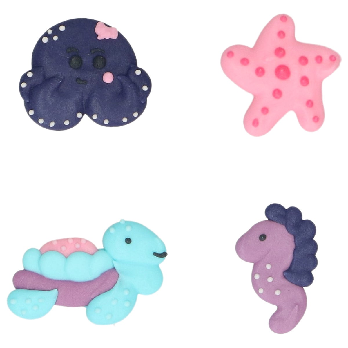 Wilton Suikerdecoraties Zee Dieren set/8
