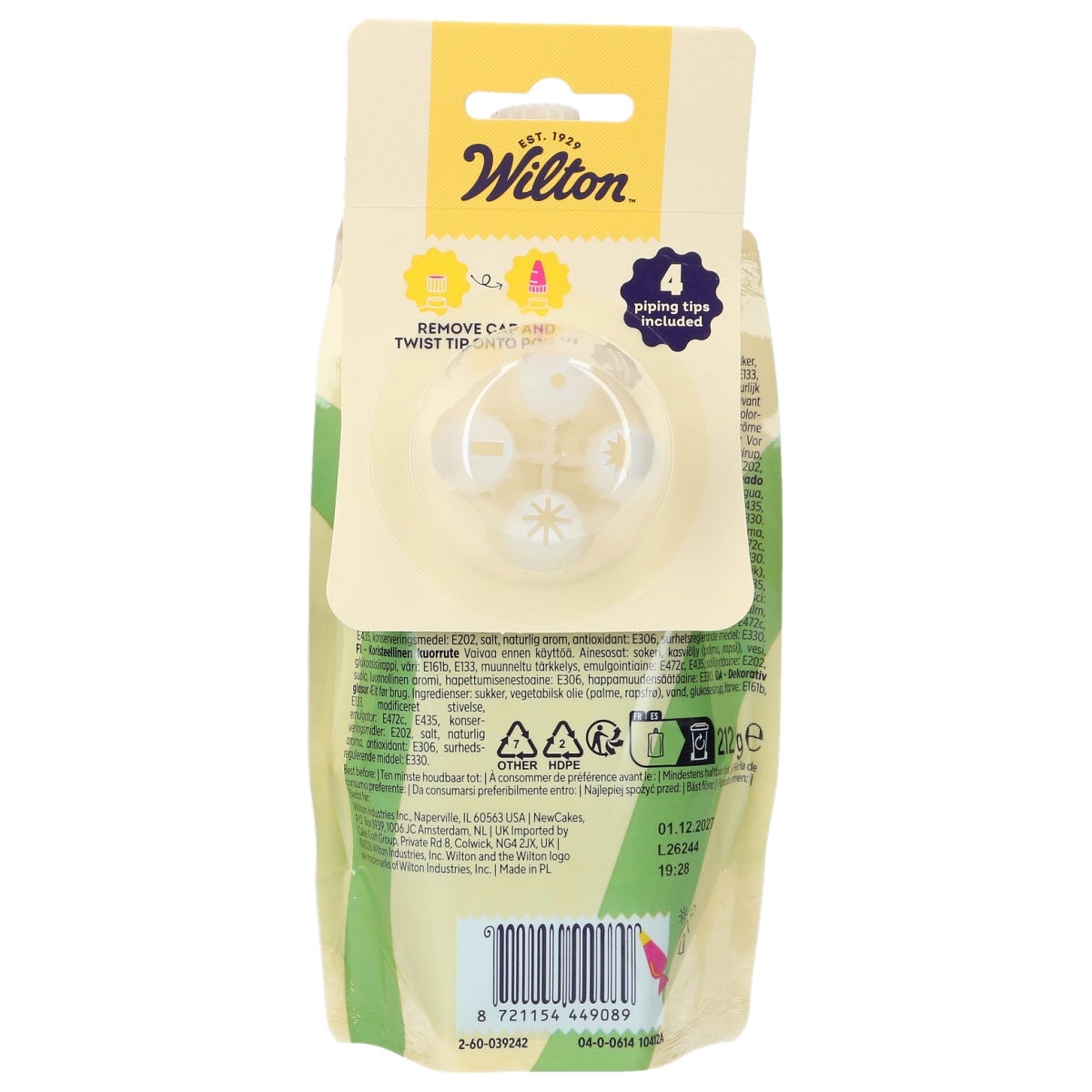 Wilton Decorator Icing Groen 212g