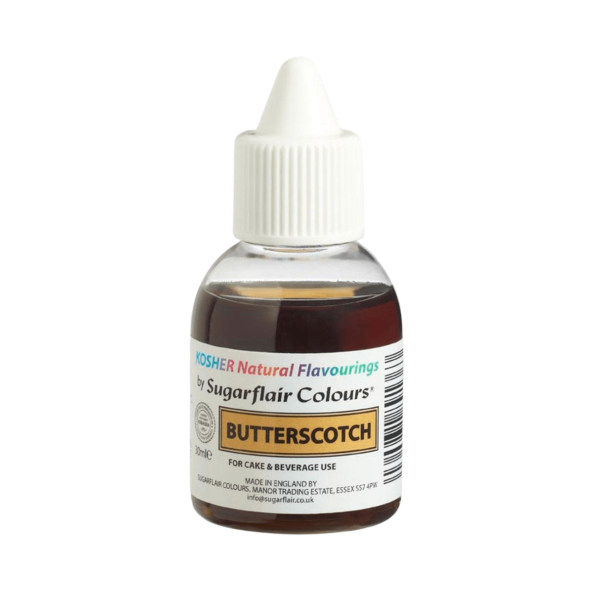 Sugarflair Natuurlijke Smaakstof Butterscotch 30ml