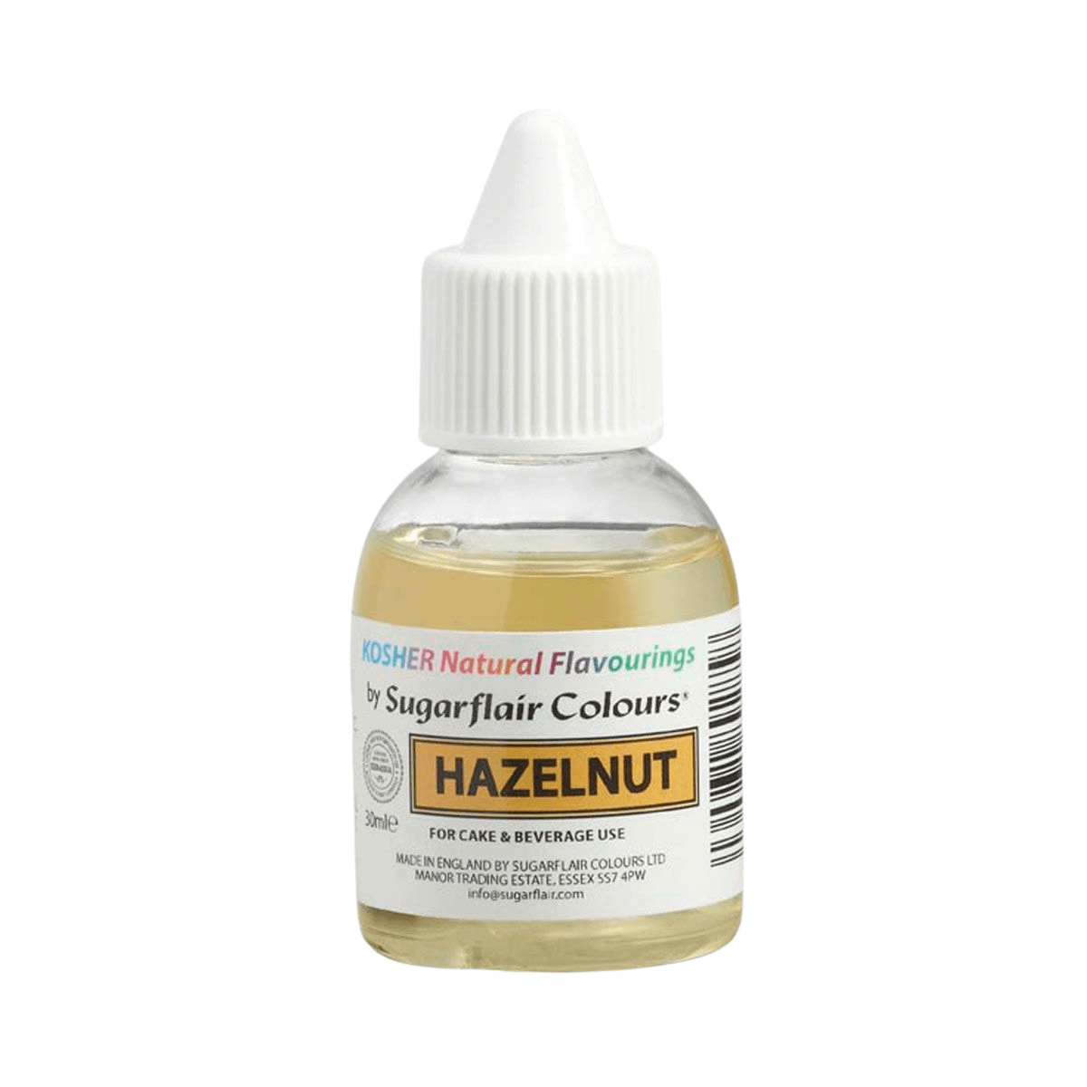 Sugarflair Natuurlijke Smaakstof Hazelnoot 30ml
