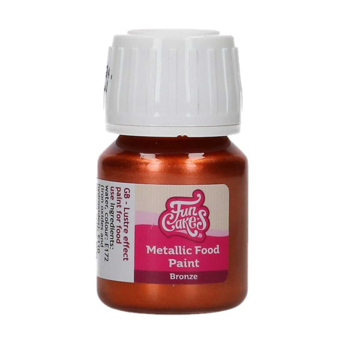 FunCakes Metallic Food Paint Brons 30ml BBD Discount