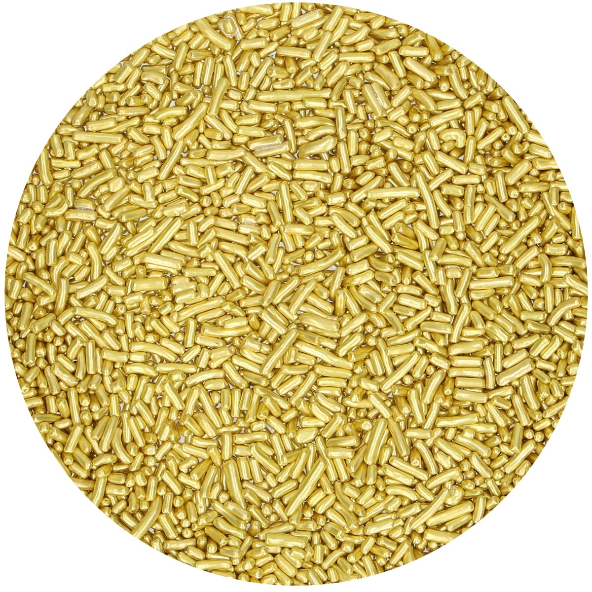 FunCakes Sugar Strands Metallic Goud 800g