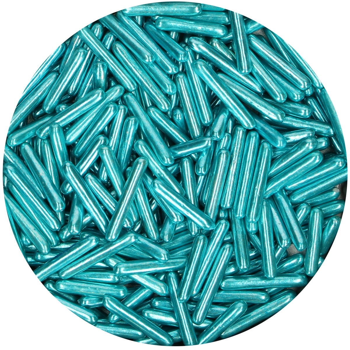 FunCakes Metallic Sugar Rods XL Blauw 70g