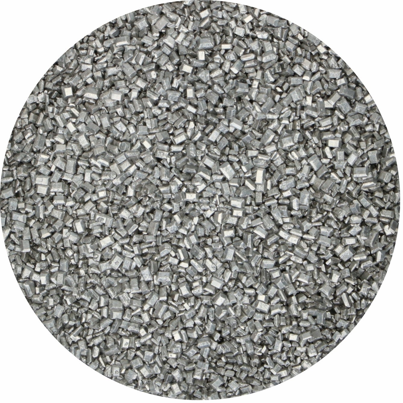 FunCakes Sugar Crystals Metallic Zilver 80g