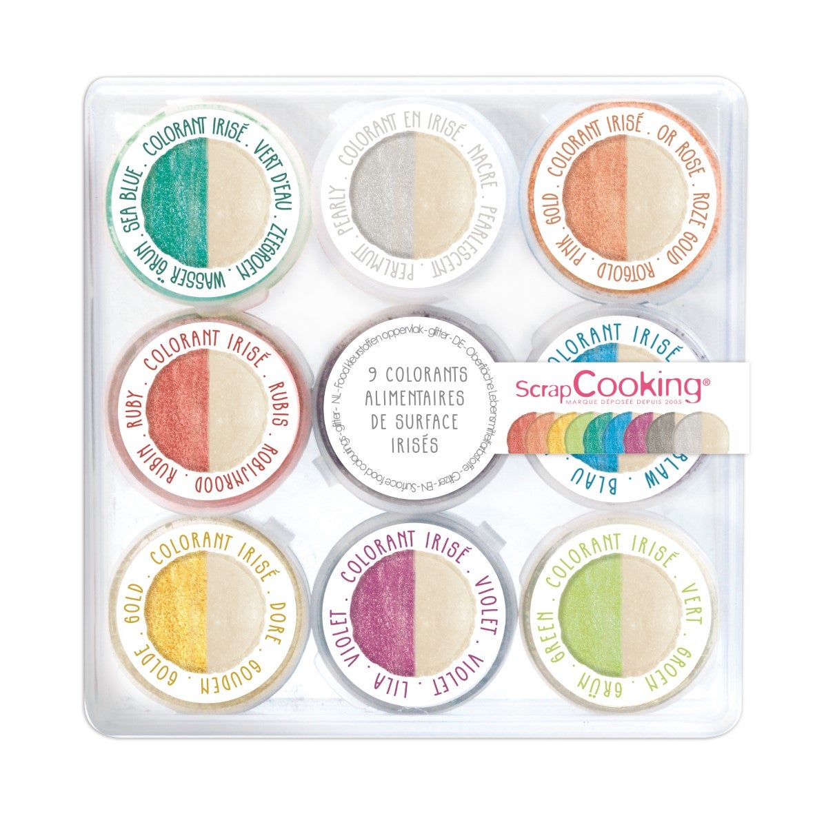 ScrapCooking Mini Poederkleurstof 1,5g set/9 BBD Discount
