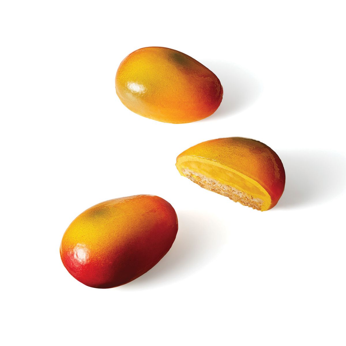Silikomart Siliconen Mal Mango met Cutter 9,3x5,7x4,2cm