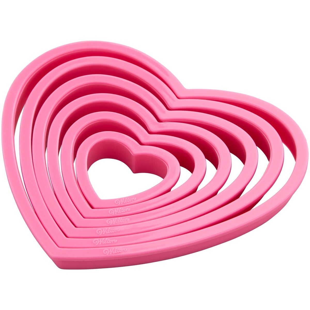 Wilton Koekjesuitsteker Nesting Hart set/6