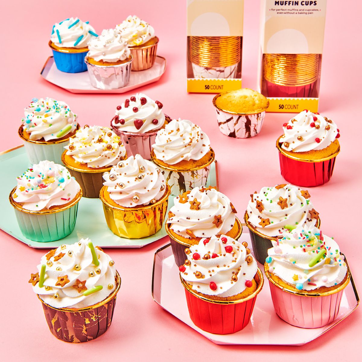 Wilton Muffin Cups Bruin set/50