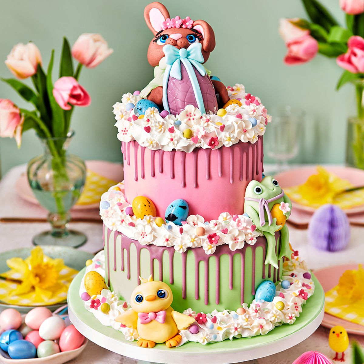 Cake Star Mal Half Gebroken Ei Groot set/2