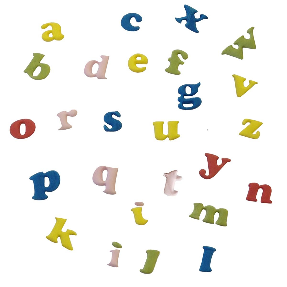 FMM Tappit Uitsteker Alfabet Kleine Letters Art Deco