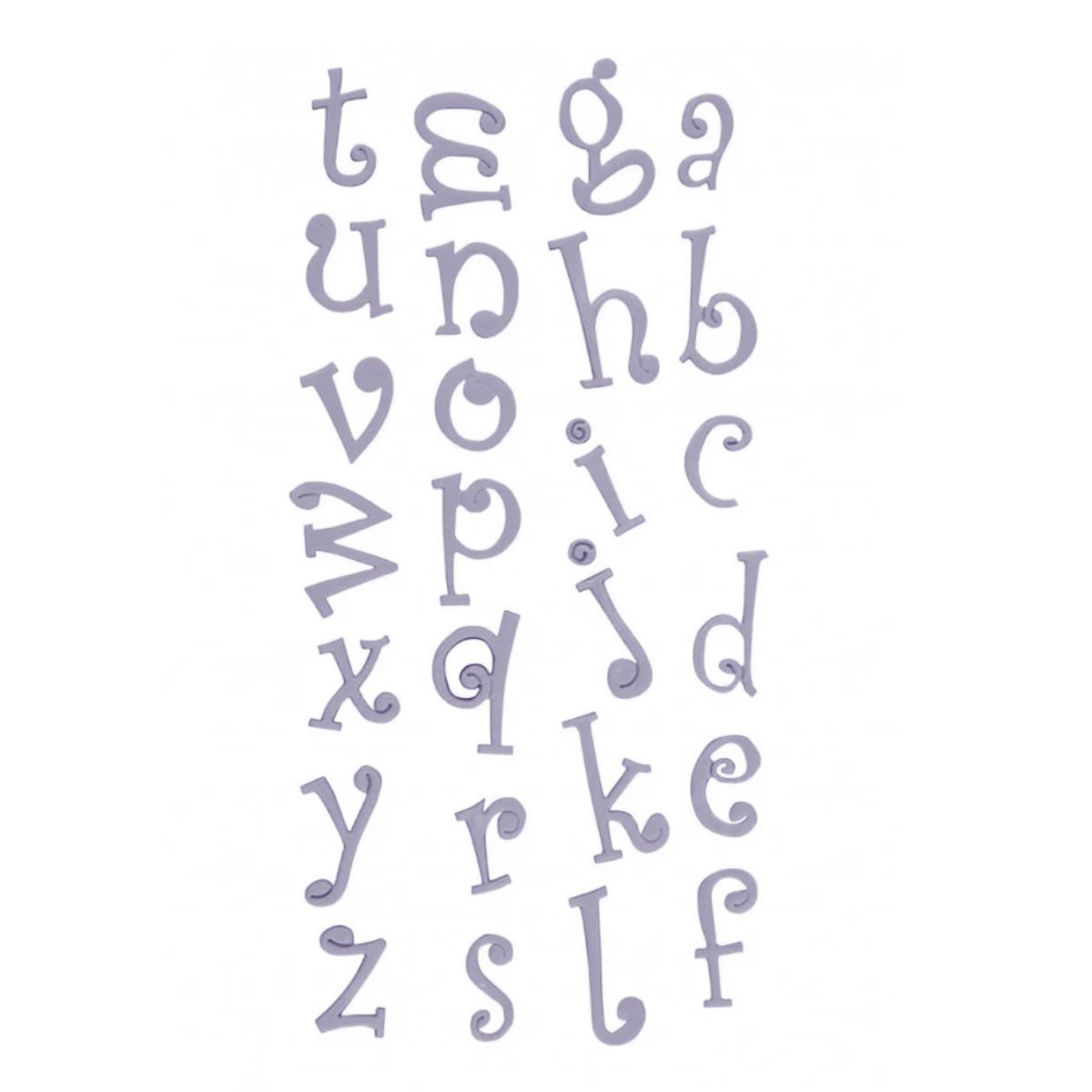 FMM Tappit Uitsteker Alfabet Tappits Kleine Letters Funky