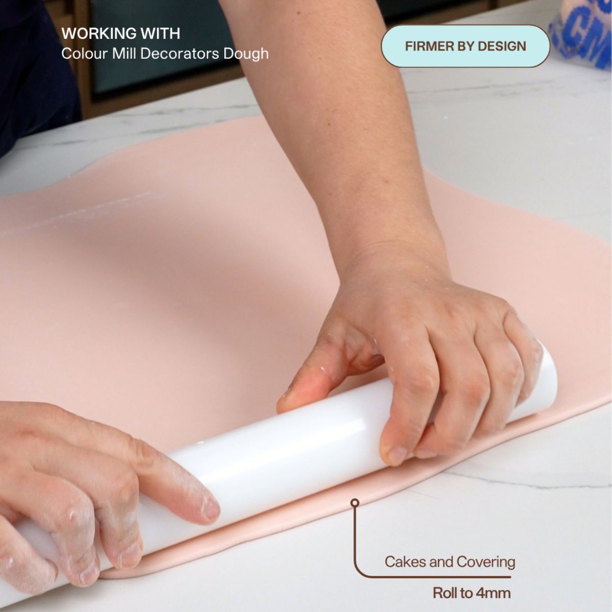 Colour Mill Fondant Decorators Dough Wit 4kg