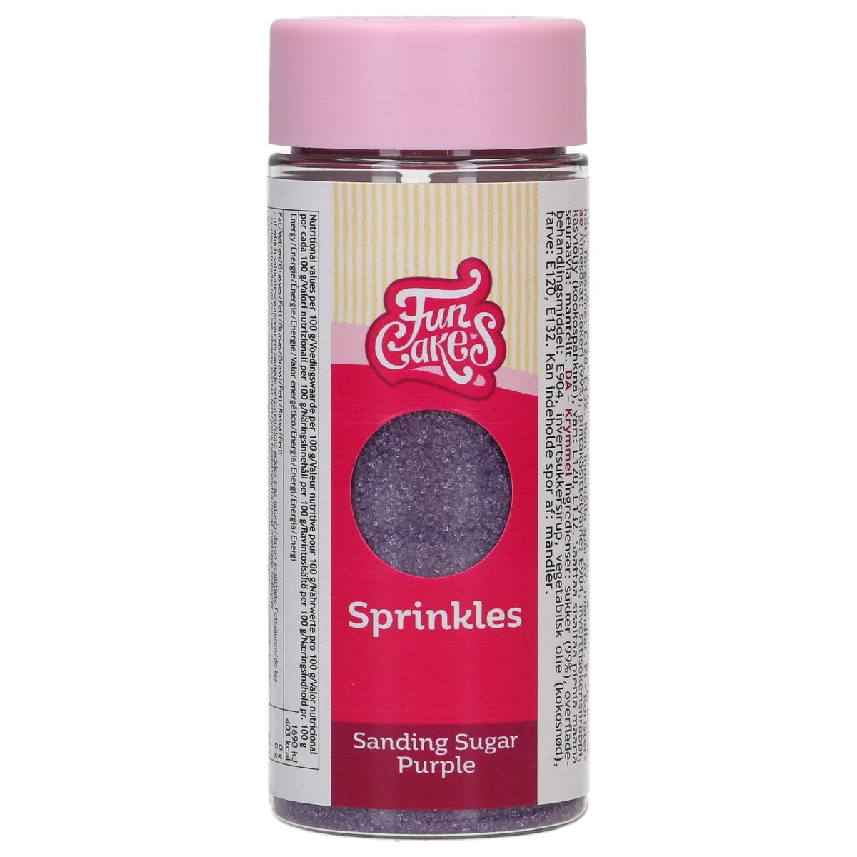 FunCakes Sanding Sugar Paars 80g