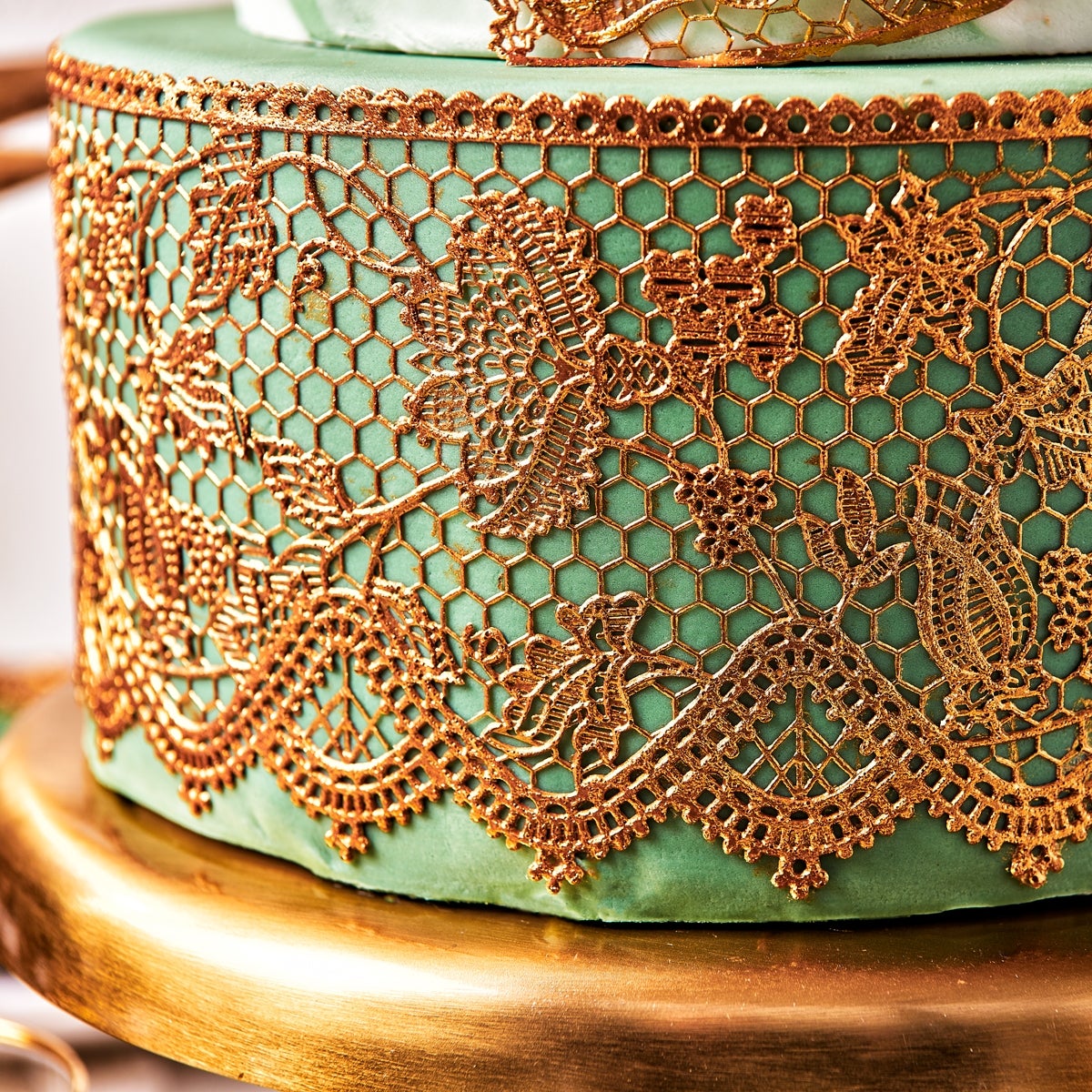FunCakes Cake Lace Ready to Use Parel Goud 200g