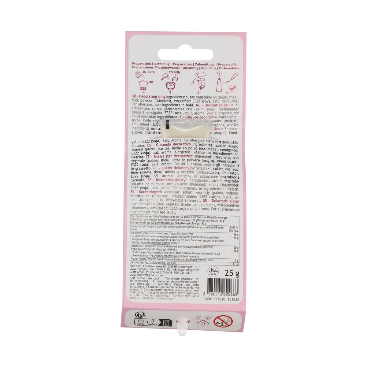 FunCakes Choco Writer Witte Chocolade 25g