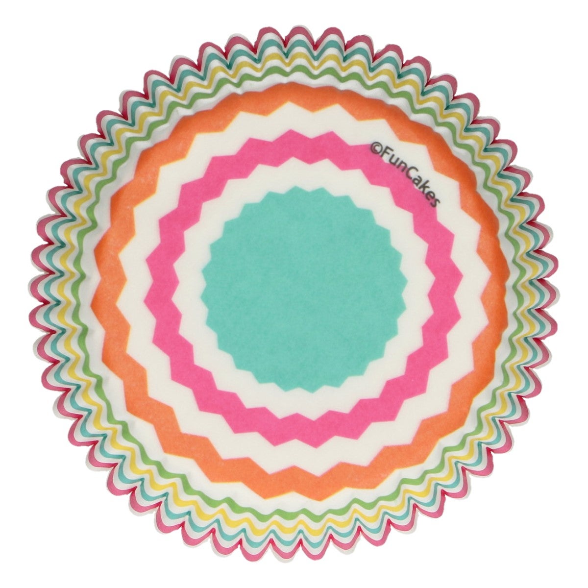 FunCakes Baking Cups Kleurrijke Chevron pk/48