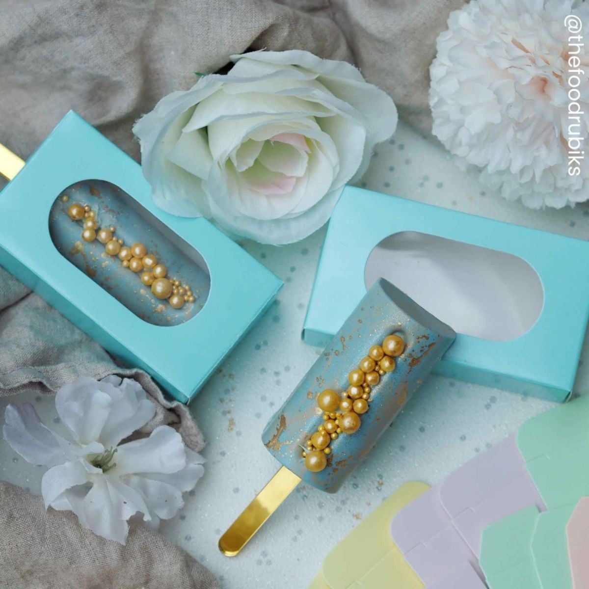Simply Making Cakesicle Doos Pastel Blauw pk/10