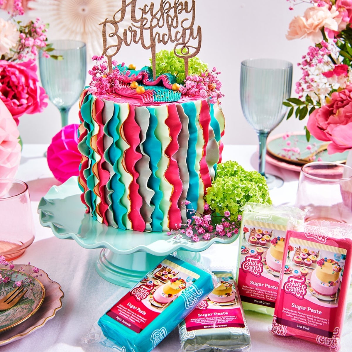 FunCakes Fondant Forest Green 250g