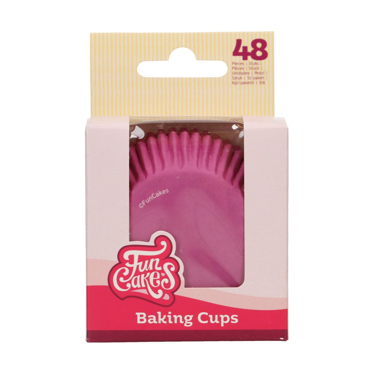 FunCakes Cupcakevormpjes Roze pk/48