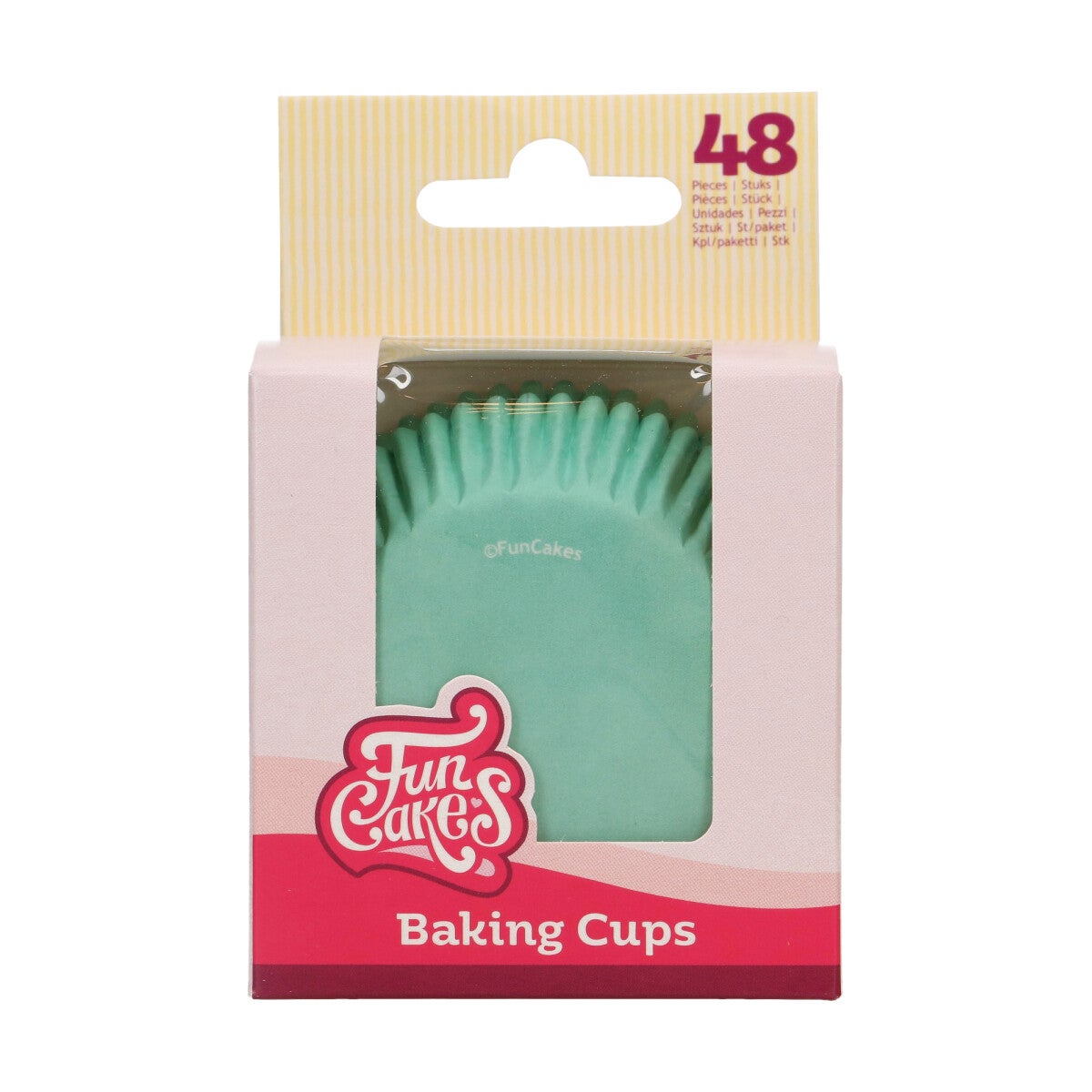 FunCakes Cupcakevormpjes Mintgroen pk/48
