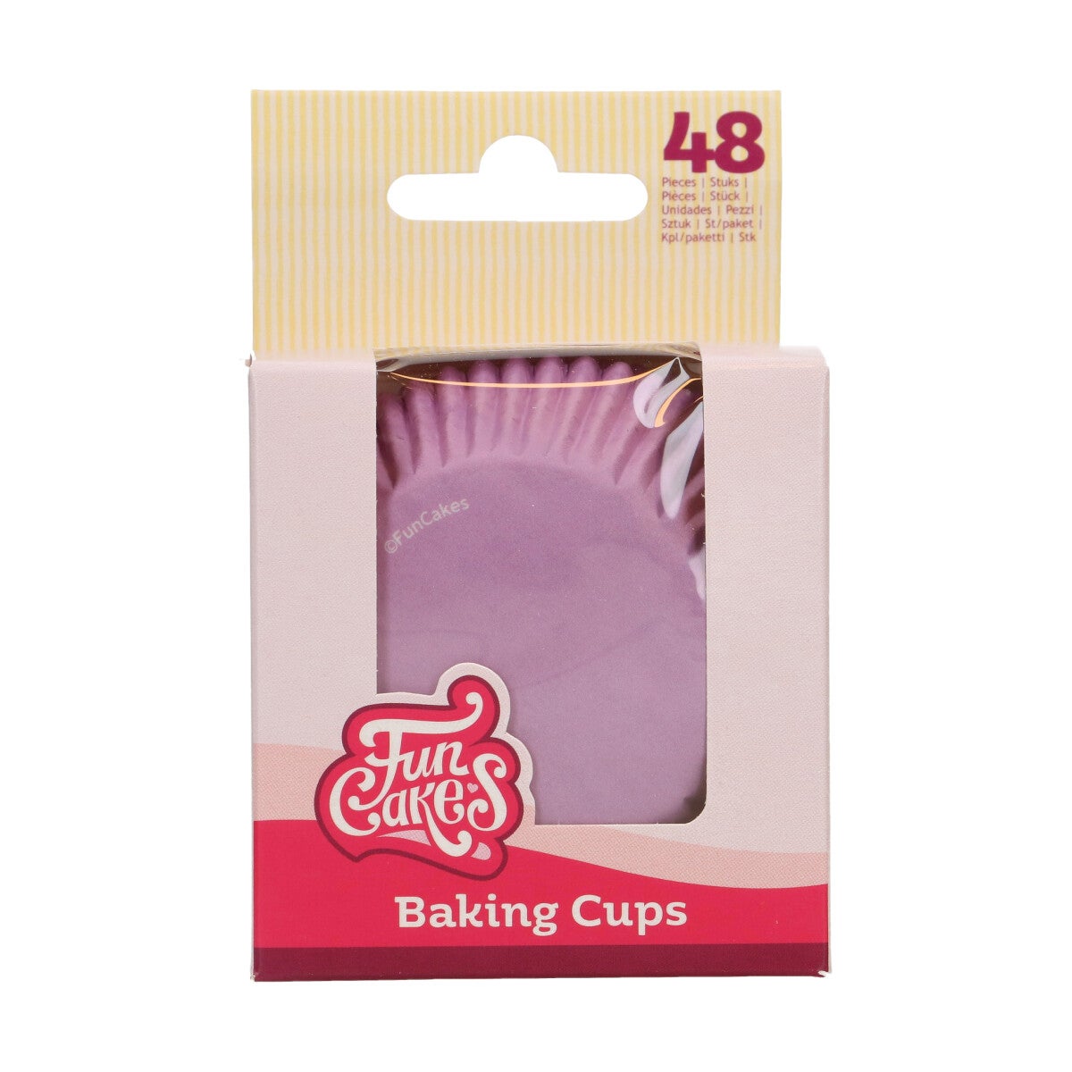 FunCakes Cupcakevormpjes Lila pk/48