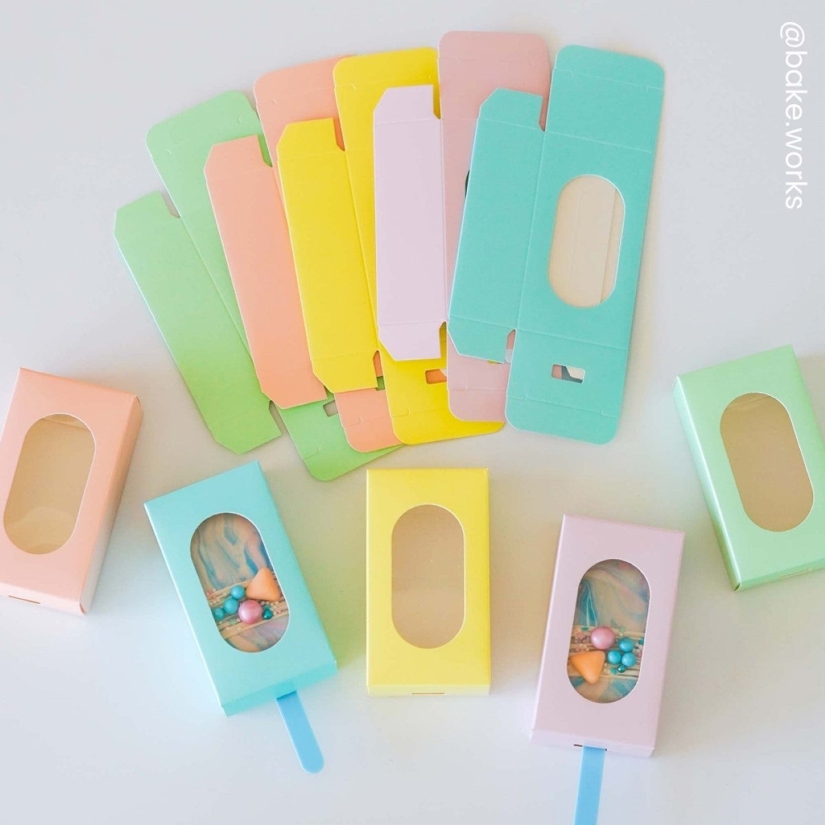Simply Making Cakesicle Doos Pastel Paars pk/10