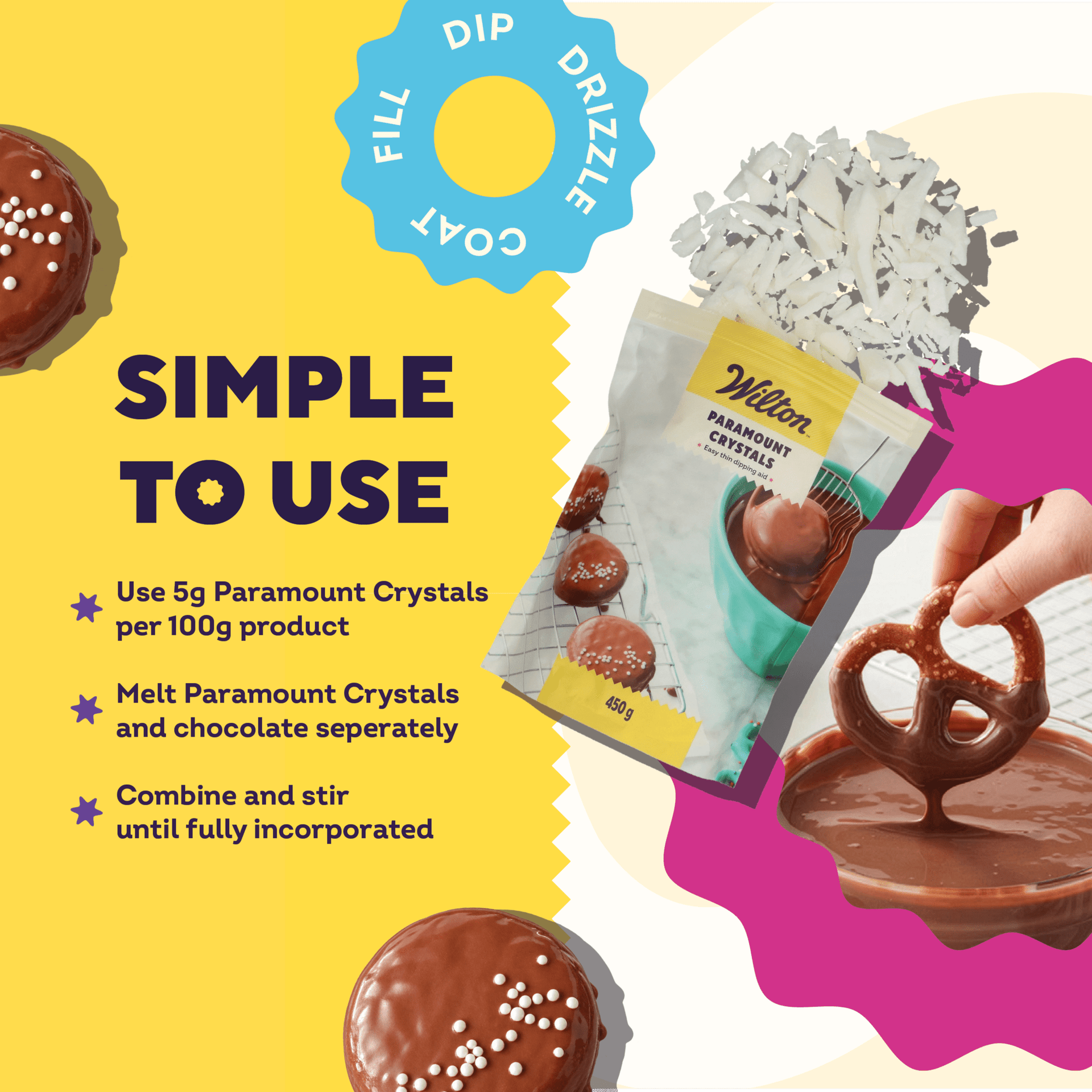 Wilton Paramount Kristallen 450g