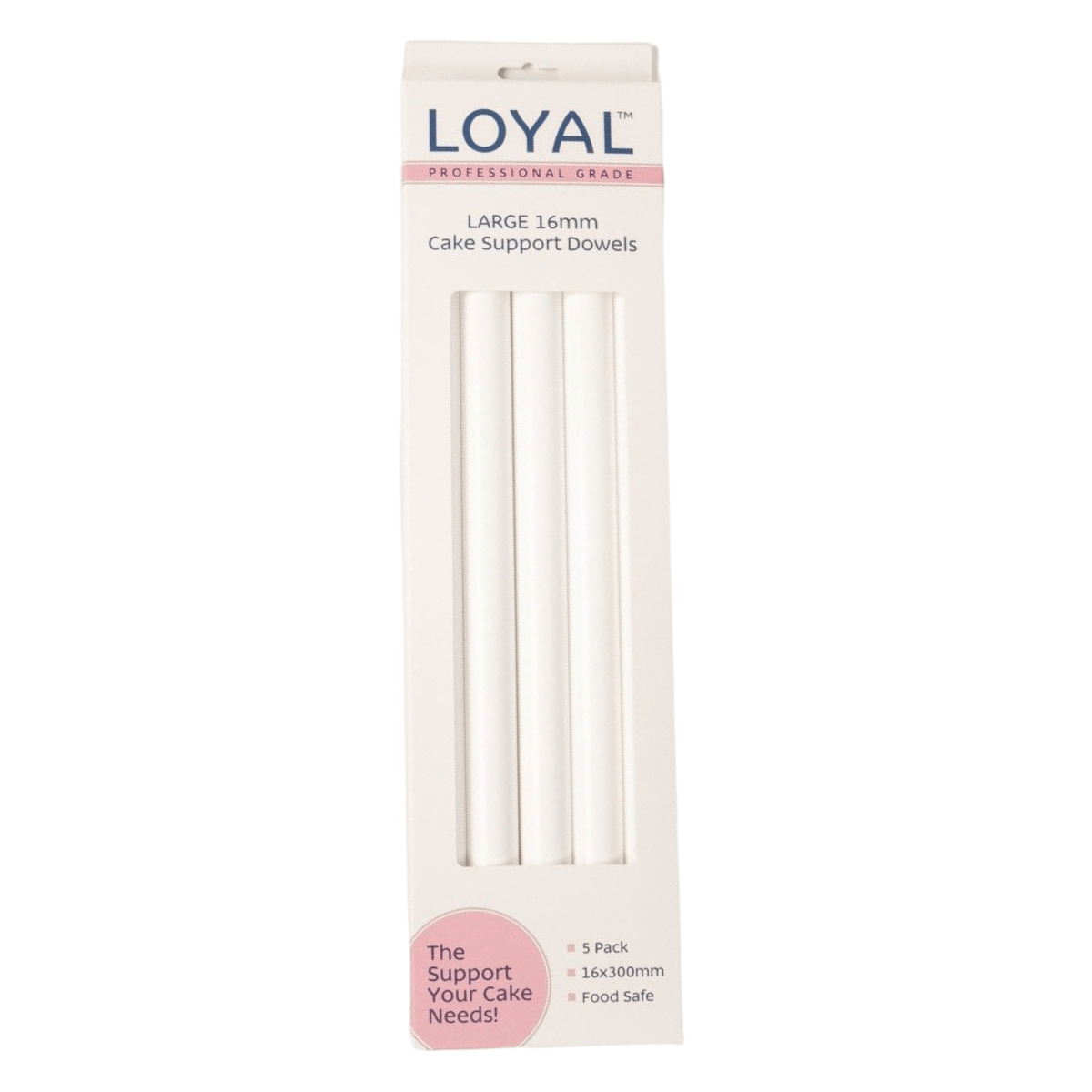 LOYAL Cake Dowels Stevig Materiaal Groot pk/5