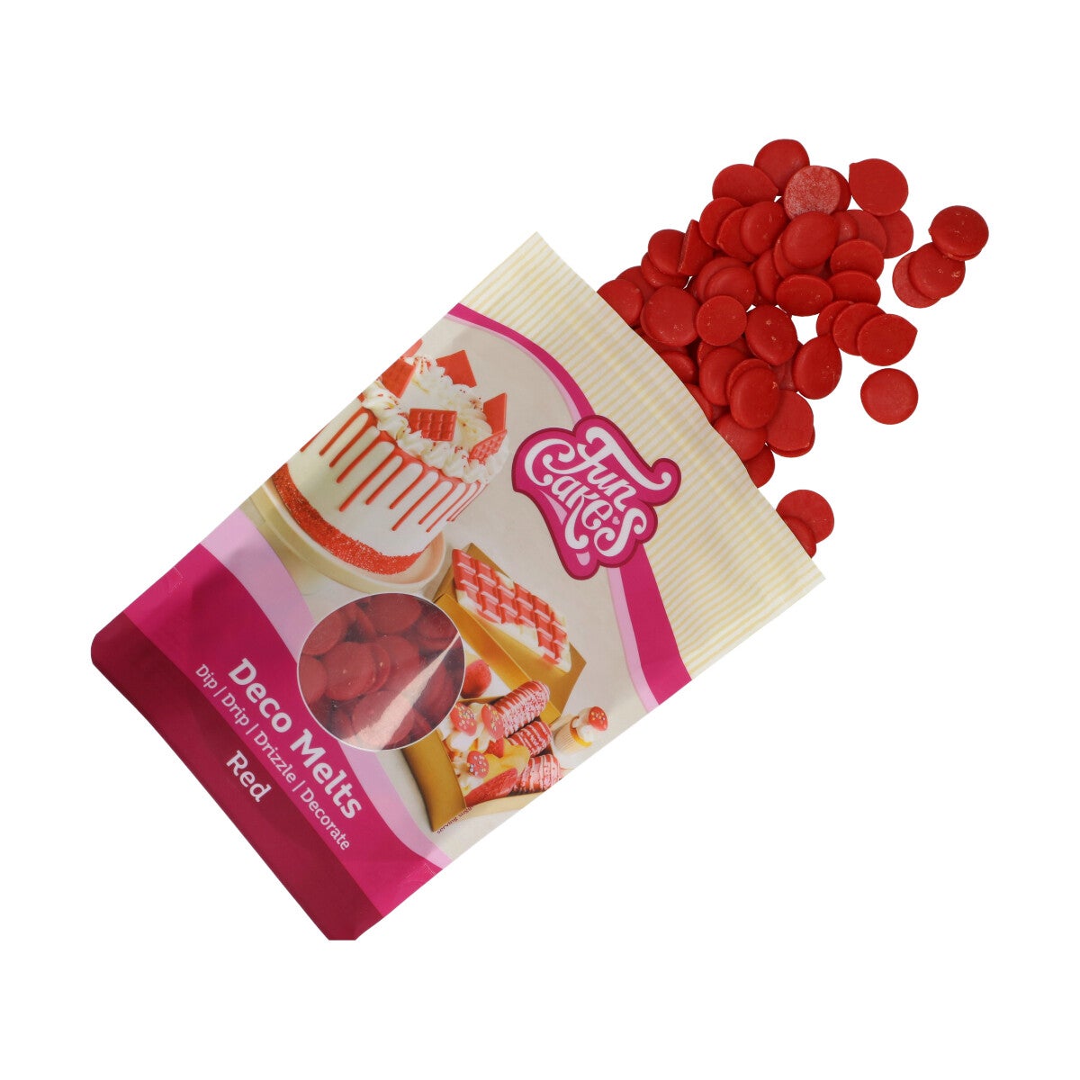 FunCakes Deco Melts Rood 250g