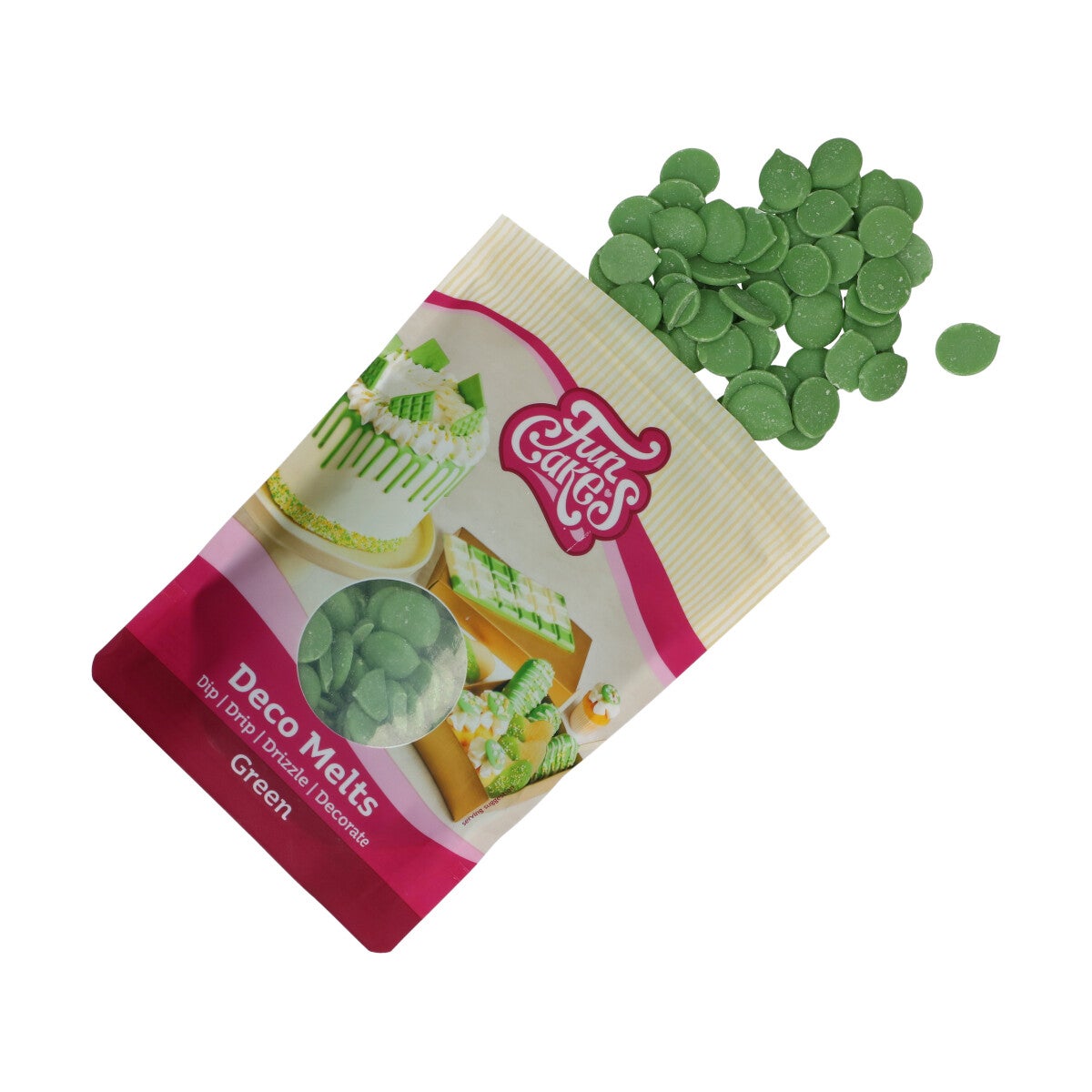 FunCakes Deco Melts Groen 250g