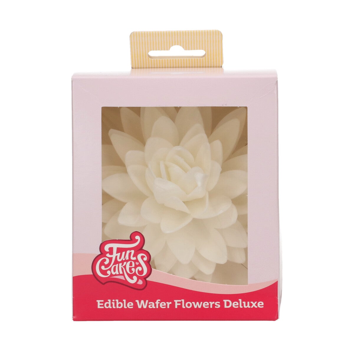 FunCakes Eetbare Papieren Bloemen Deluxe Pioen Wit Large pk/1