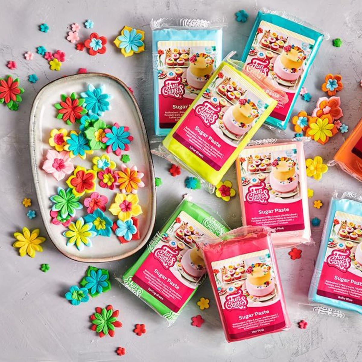 FunCakes Fondant Rosé White 250g