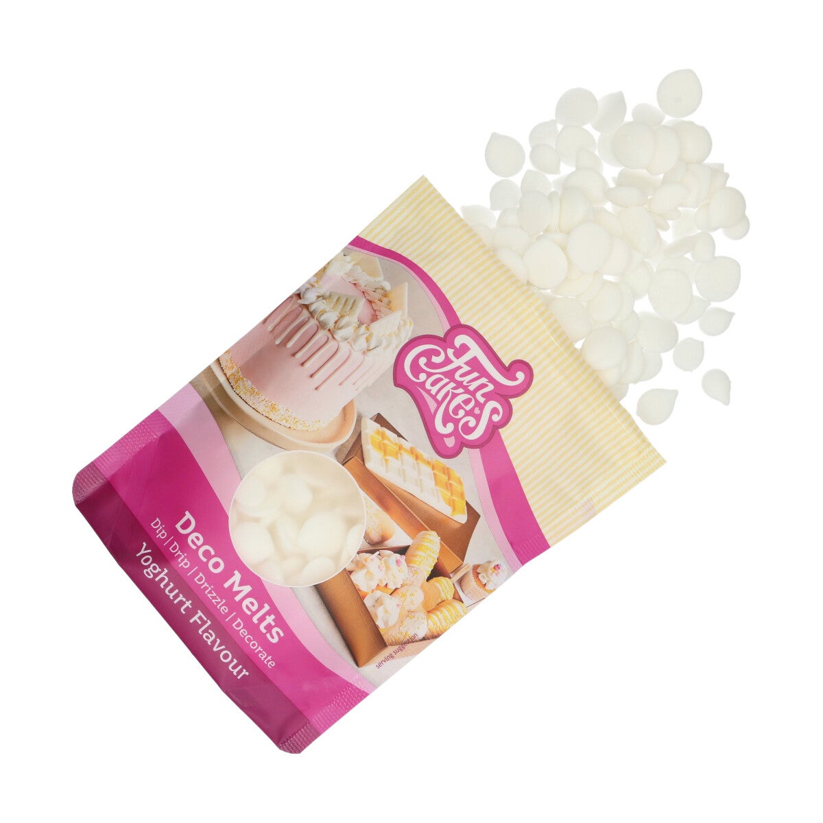 FunCakes Deco Melts Yoghurtsmaak 250g