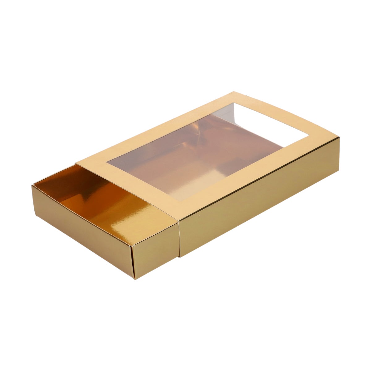 FunCakes Chocoladeletterdoos Goud 20x14x3,5cm pk/10