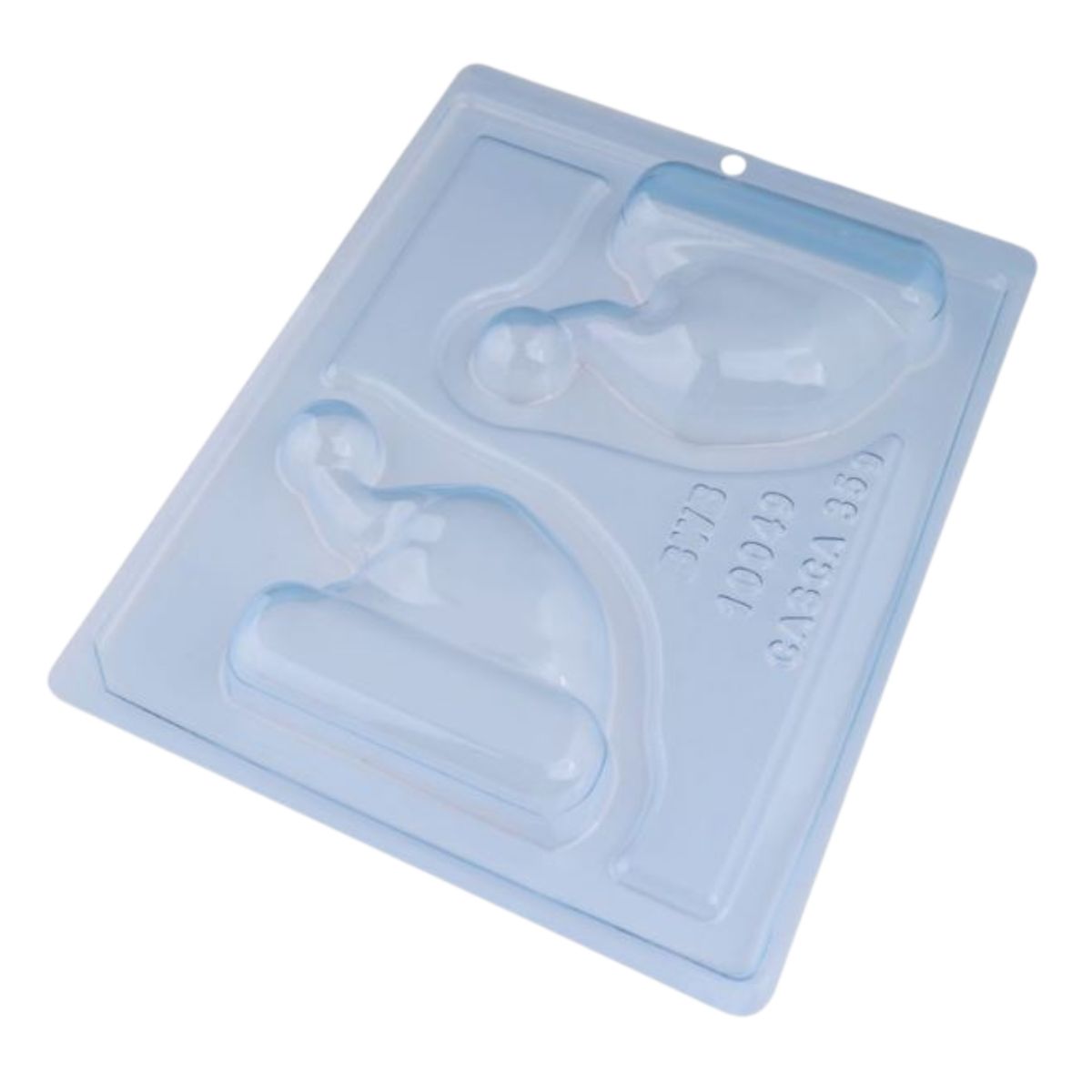 BWB Chocolate Mould 3 delig Kerstmuts