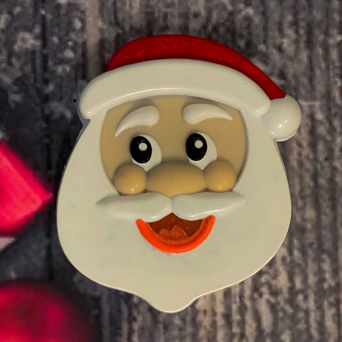 BWB Chocolate Mould 3 delig Kerstman Gezicht